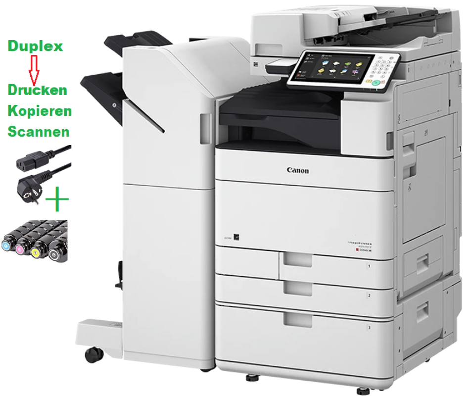 canon, imagerunner, advance, c5560i, multifunktions-farbkopierer, netzwerkdrucker, scanner, fax